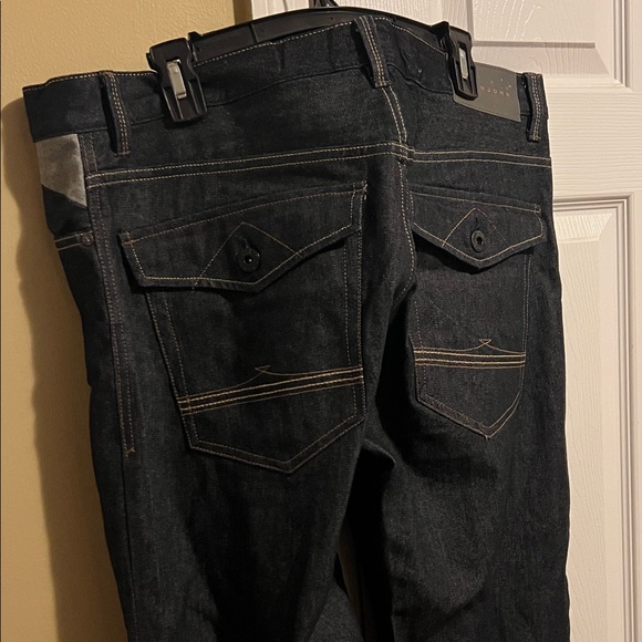 Sean John Men's Black Straight Jeans - Picture 2 of 2